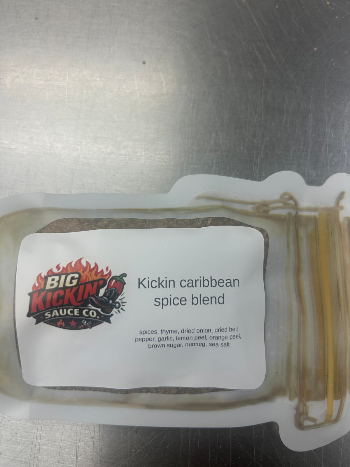 Kickin Caribbean spice bend 3.5oz package
